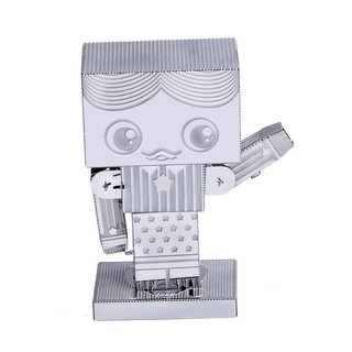 Mô hình kim loại lắp ráp 3d metal mosaic chibi boy