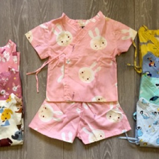Combo 4 bộ yukata cho bé trai và bé gái