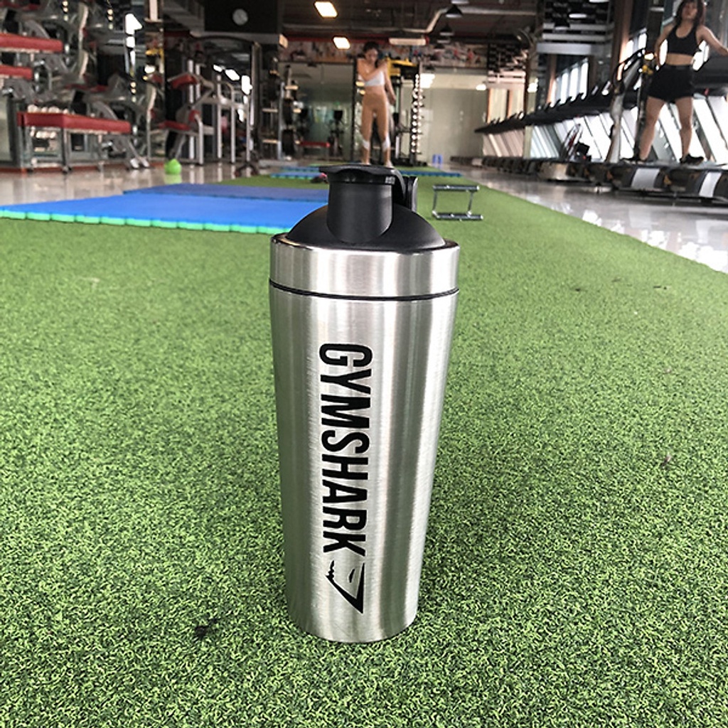 BÌNH NƯỚC GIỮ NHIỆT 2 LỚP INOX CỰC BỀN, BÌNH LẮC SHAKER TẬP GYM GIỮ NHIỆT