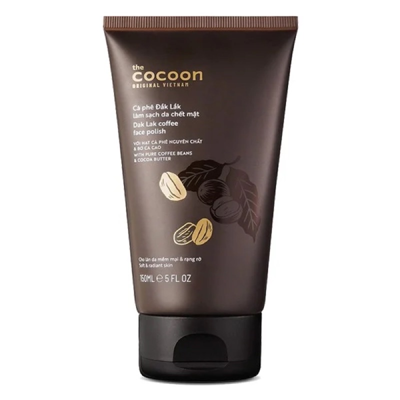 Kem Tẩy Da Chết Chiết Xuất Cà Phê Đắk Lắk The Cocoon Dak Lak Coffee Face Polish 150ml