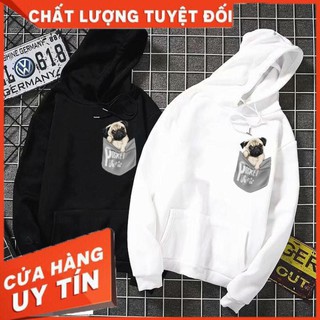 [FREESHIP-KEM ẢNH THẬT] Áo Hoodie Nỉ hình  Chó Pug Dog ( Nam - Nữ đều mặc được đủ size  )_Mã 52