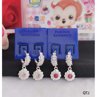 BÔNG TAI BẠC TRẺ EM- BÔNG TAI BÉ GÁI