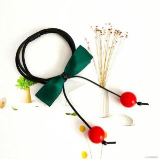 Dây Buộc Tóc Co Giãn Hình Quả Cherry Đỏ