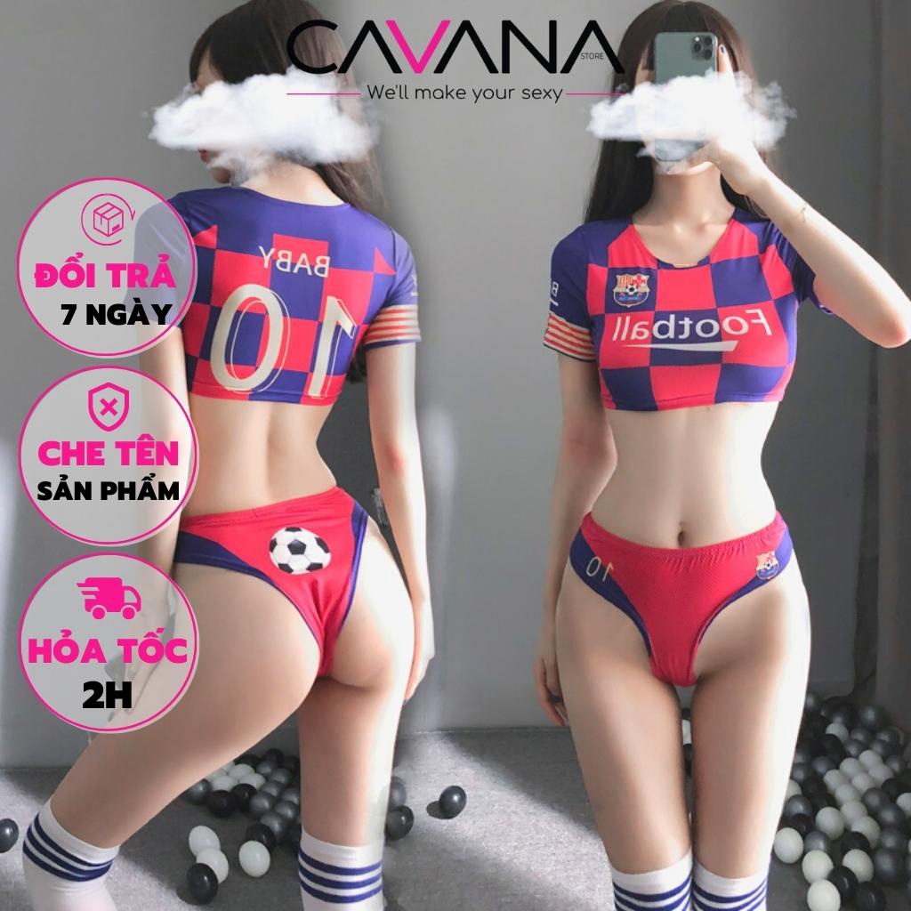 Cosplay sexy, đồ ngủ cosplay cầu thủ bóng đá cao cấp 100% thun cotton C16 - CAVANA STORE