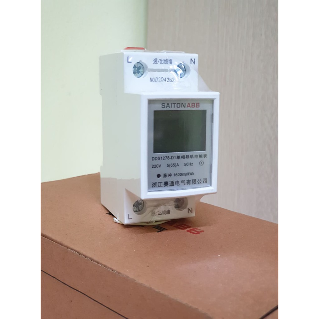Công tơ điện tử, thiết bị đo công suất SAITON ABB 65A shop kojime