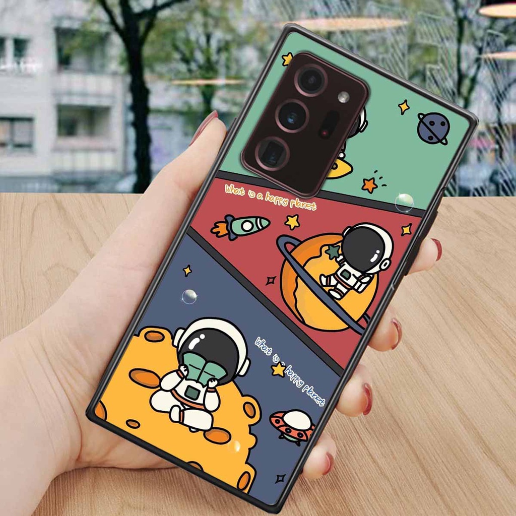 Ốp Samsung Note 20 Plus / Note 20 Ultra / Note 20+ in hình vũ trụ, phi hành gia bầu trời cute dễ thương