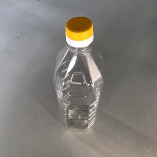 Combo - 5 chai nhựa PET 1 lít (có nắp màu vàng)