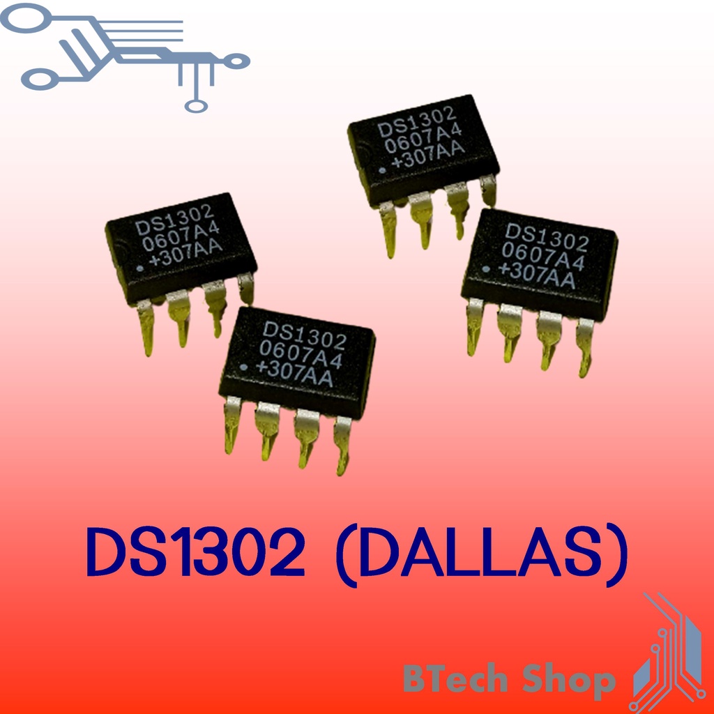 DS1302 "DALLAS" IC THỜI GIAN THỰC, 31 BYTES / 3WIRE SERIES (DIP-8P)