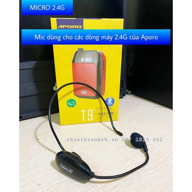 Micro Aporo 2.4G không dây dùng cho máy trợ giảng , hàng zin theo máy.