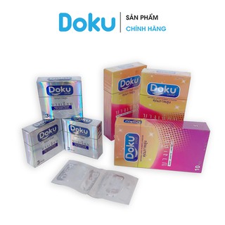 Bao Cao Su DOKU Dom Bạc Trơn - BCS Kéo Dài Thời Gian Quan Hệ Hàng chuẩn Thái Lan