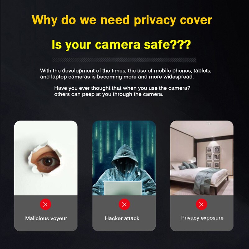 Miếng dán che camera laptop bảo vệ quyền riêng tư tiện dụng