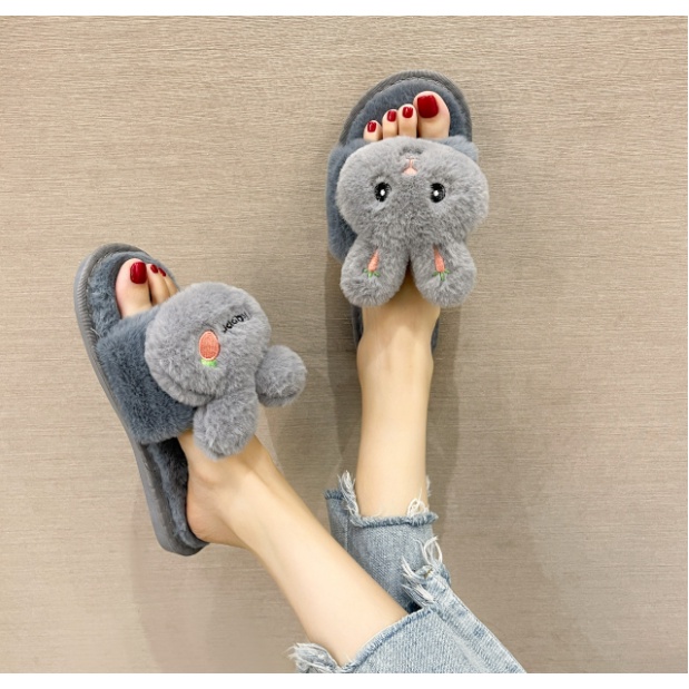 Dép Đi Trong Nhà Nữ NineRed Mẫu Thỏ Dễ Thương - D96 - D65