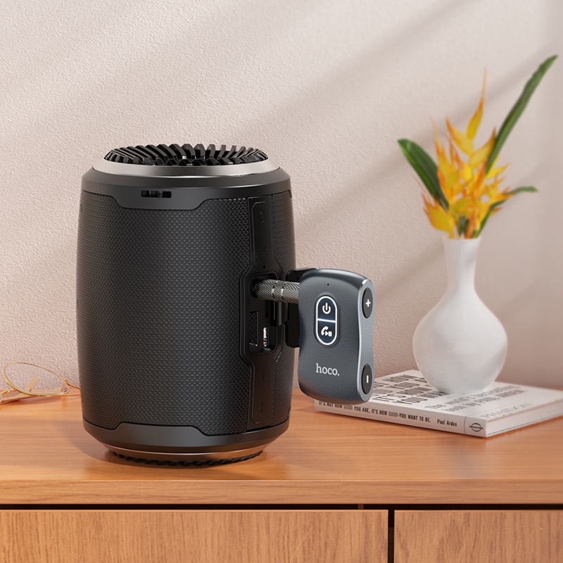Bộ thu âm thanh HOCO. E73 100% bluetooth 5.0 giắc cắm 3.5mm hỗ trợ thẻ TF cho xe hơi