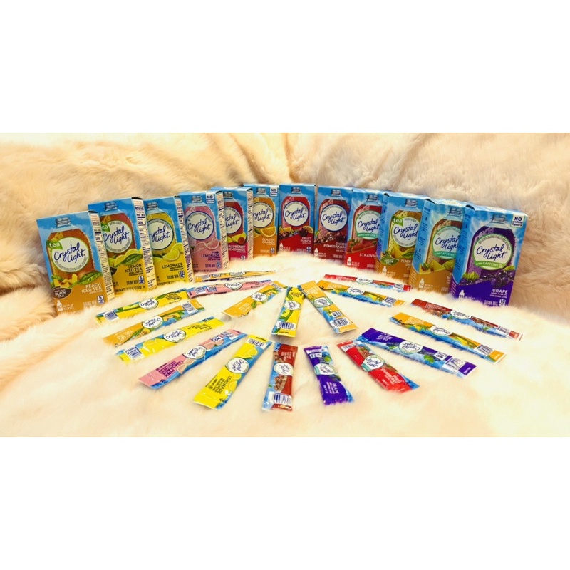 (Mix vị) BỘT TRÁI CÂY PHA NƯỚC CRYSTAL LIGHT (12 VỊ BEST SELLER)