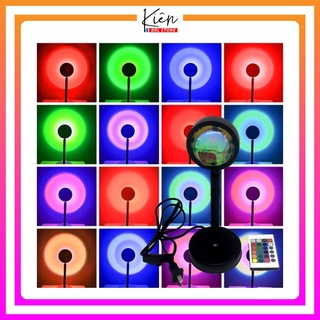 Đèn Hoàng Hôn Có Điều Khiển Chuyển Đổi 16 Màu Sắc Khác Nhau - Đèn Led Sống Ảo Hot TikTok - Lỗi 1 ĐỔi 1