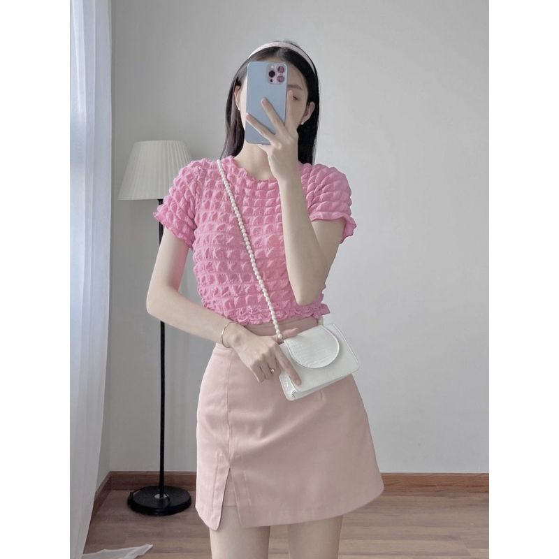 Áo xốp bánh bèo