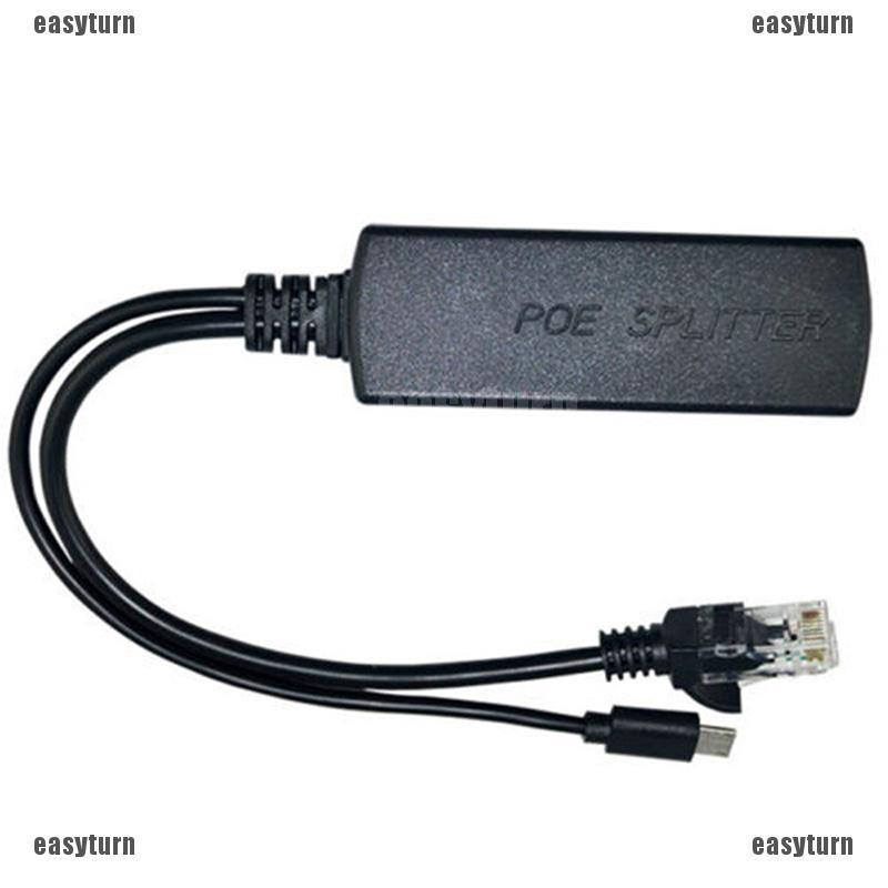 🌸ĐẦY ĐỦ 🌸 Active PoE Splitter Power Over Ethernet 48V to 5V 2A Micro USB Adapter 10W