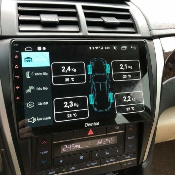 Sản Phẩm Bộ Thiết Bị Cảm Biến Áp Suất Lốp Trong TPMS Dành Cho Xe Hơi, Ô Tô Màn Hình DVD Android TNS601 .