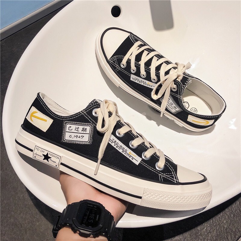 Giày vải thể thao nam nữ unisex cổ ngắn CVER 1927 Dáng Classic