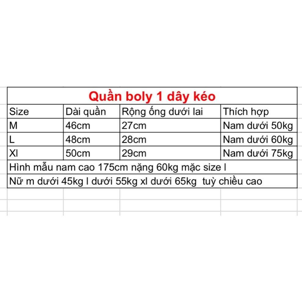 Quần Short Thể Thao Nam nữ 1 dây kéo ⚡️ RẺ VÔ ĐỊCH ⚡️ đùi tập gym vải thun boly, thoáng mát co giãn chuẩn form