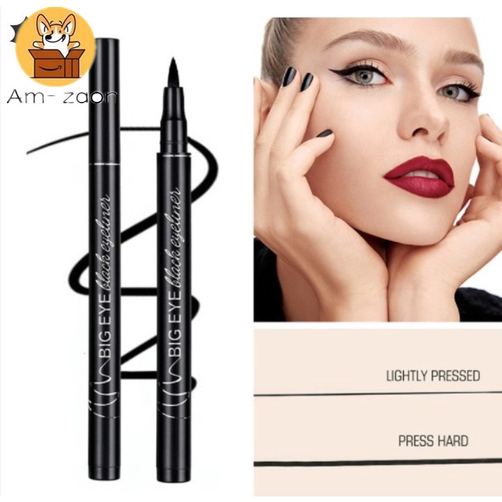 Bút Kẻ Mắt Dạng Lỏng Màu Đen Chống Thấm Nước Lâu Trôi