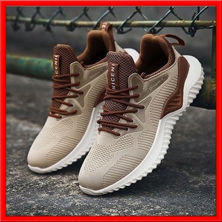 Giày thể thao nam màu Nâu phong cách Hàn Quốc Size 39-43