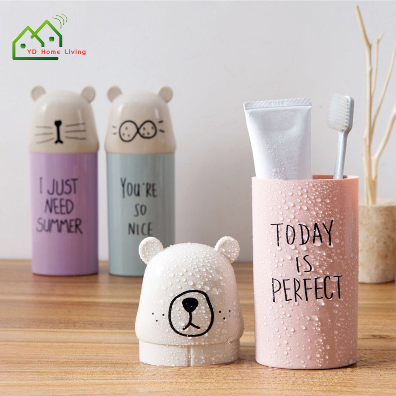 Hộp Đựng Bàn Chải Đánh Răng Du Lịch Hoạt Hình Dễ Thương