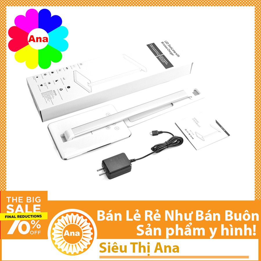 Đèn Bàn Kiêm Sạc Không Dây Sunshine SS-806LW