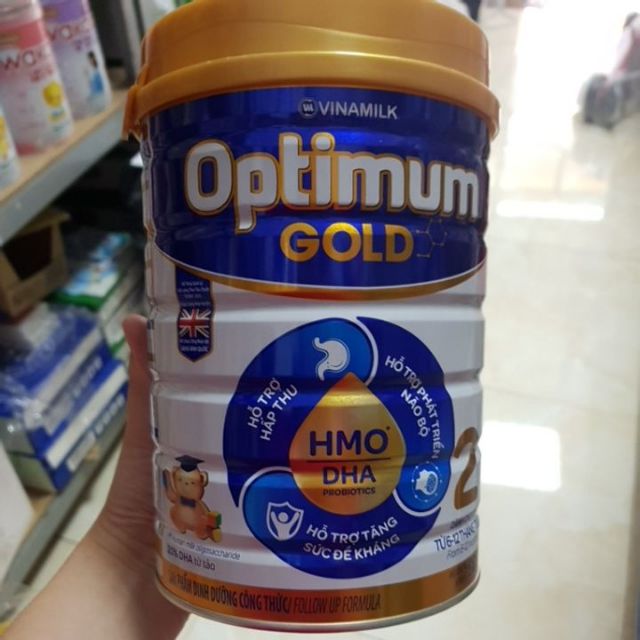 Sữa bộp vinamilk Optimum gold HMO số 2 800g mẫu mới (từ 6-12 tháng)