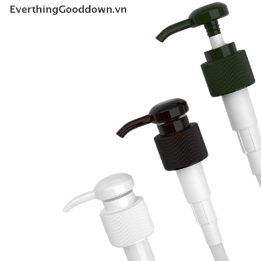 Everthinggooddown Chai Nhựa Rỗng Trong Suốt Đựng Dầu Gội Đầu (Không Nhãn Dán)