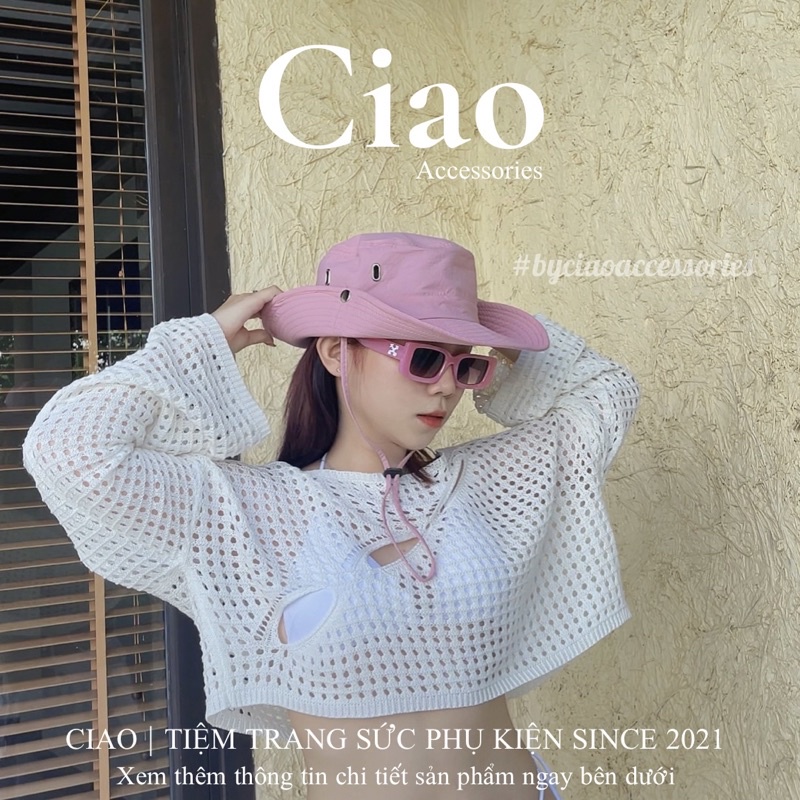 Kính mát/ Kính thời trang bản vuông phong cách trendy mã 20 Ciao accessories