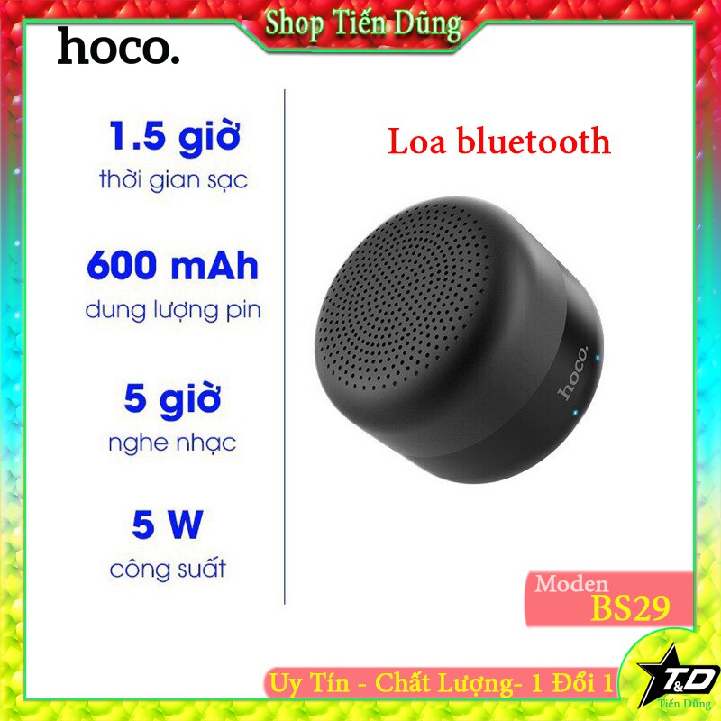 Loa Bluetooth hoco BS29 dòng mini