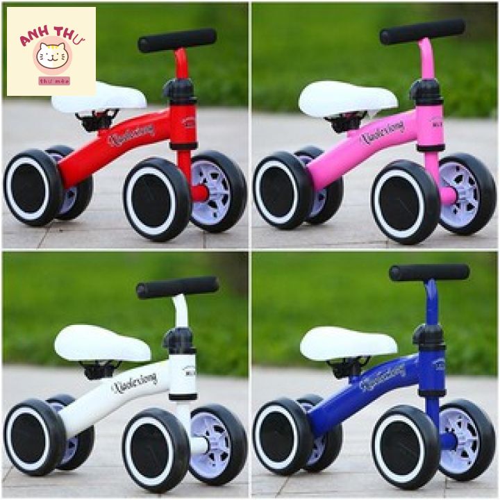 Xe chòi chân, xe thăng bằng 4 bánh cho bé 1-3 tuổi - .