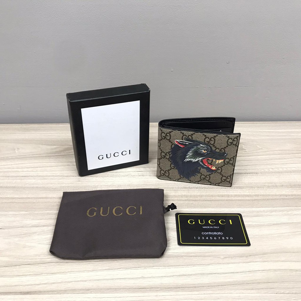 Ví Gucci Họa Tiết Rắn / Hổ Sang Trọng Thời Trang Cao Cấp Cho Nam