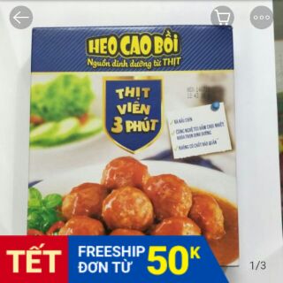 Thịt viên 3 phút Heo cao bồi