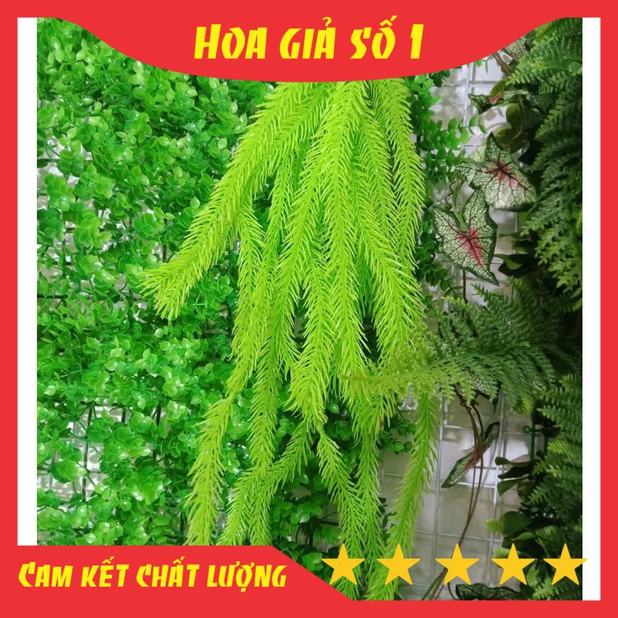 Cành Lá Rủ: rong, liễu, sỉ, lá nhựa rủ giả từ 30-50cm, decor thảm cỏ nhân tạo, tường, nhà hàng, sự kiện