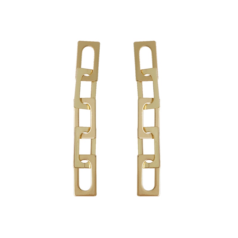 Bông Tai Dáng Dài Mặt Nhám Hình Vuông Phong Cách Punk Cá Tính Thời Trang Dành Cho Nữ 2022