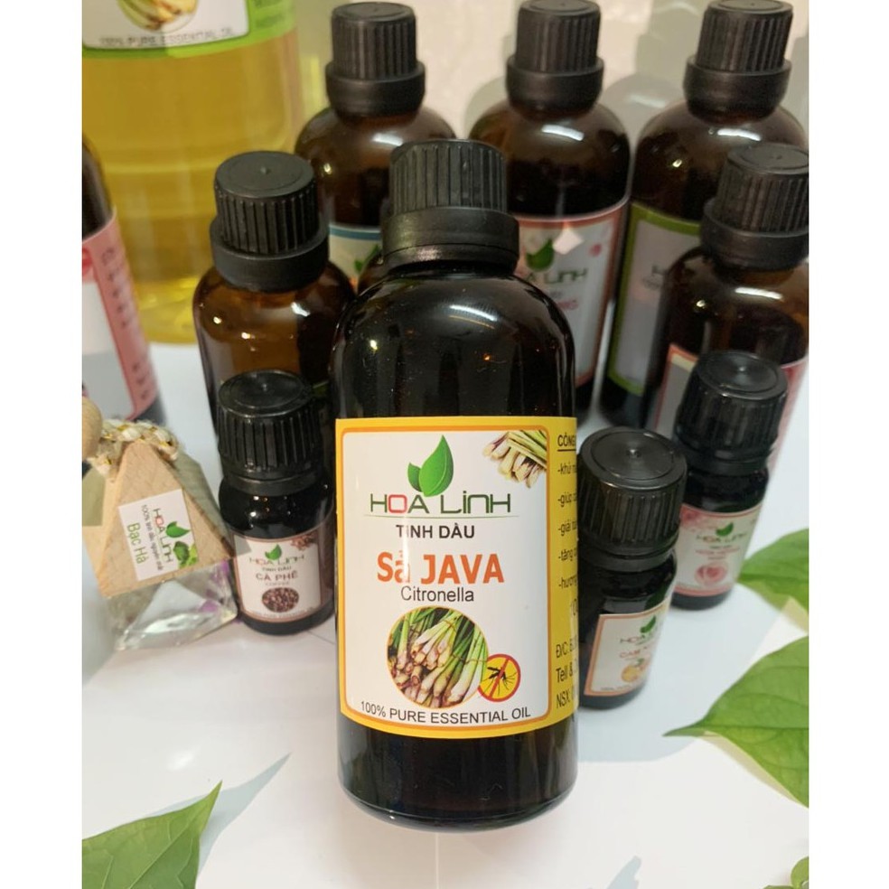 Tinh dầu sả java đuổi muỗi, kiến và côn trùng 100ml 50ml - Hoa Linh