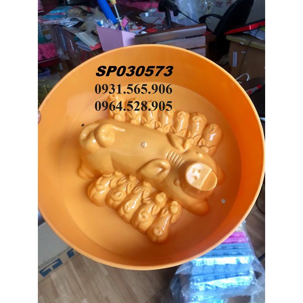 Khuôn Trung Thu Heo Bầy Đại 1Kg