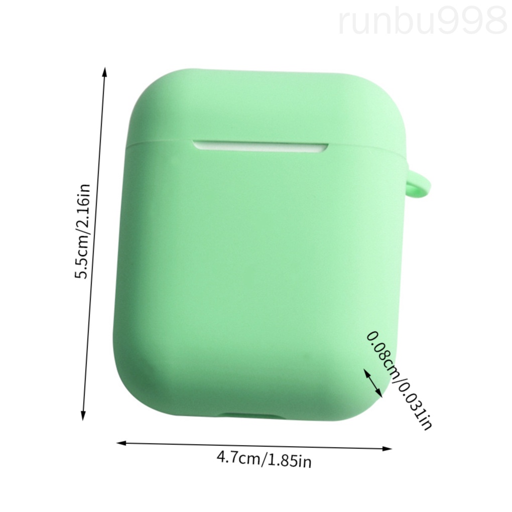 Vỏ bảo vệ hộp sạc tai nghe Bluetooth Airpods i9S/i10/i11/i12 bằng silicon thay thế chuyên dụng