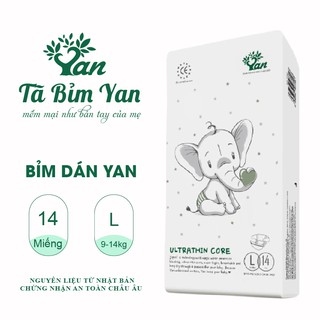 Tã dán Angel YAN ULTRATHIN CORE Size S17-M15-L14-XL13