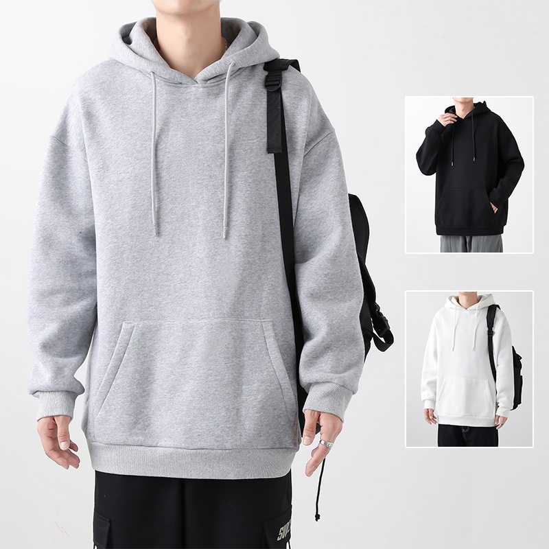 Áo Hoodie Tay Dài Thời Trang Nhiều Màu Tùy Chọn Cho Nam