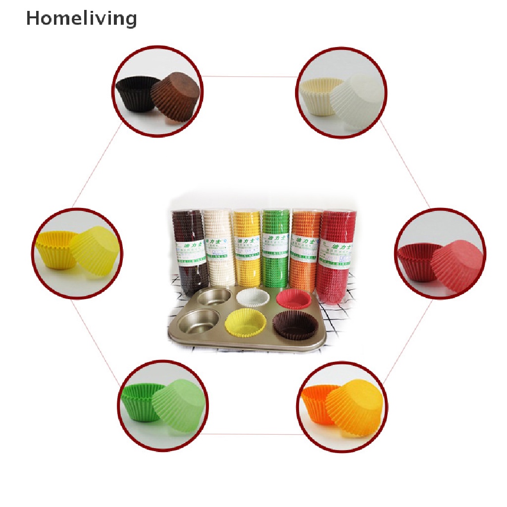 Set 1000 Khuôn Làm Bánh Muffin 25x20mm Tiện Dụng