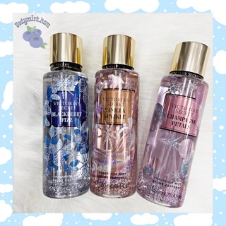 [ HÀNG THÁI ] Chapmpagne Petals/ Blackberry Fizz/ Vanilla Sparkle/ Glittering Iris - Xịt thơm Victoria Secret