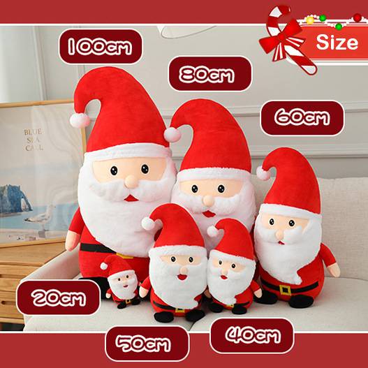 Thú nhồi bông hình ông già noel/ tuần lộc trang trí giáng sinh