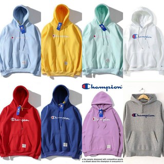 ÁO HOODIE NỈ BÔNG CHUI ĐẦU CHAMPION ĐỦ MÀU PASTEL 2020 Sn-405