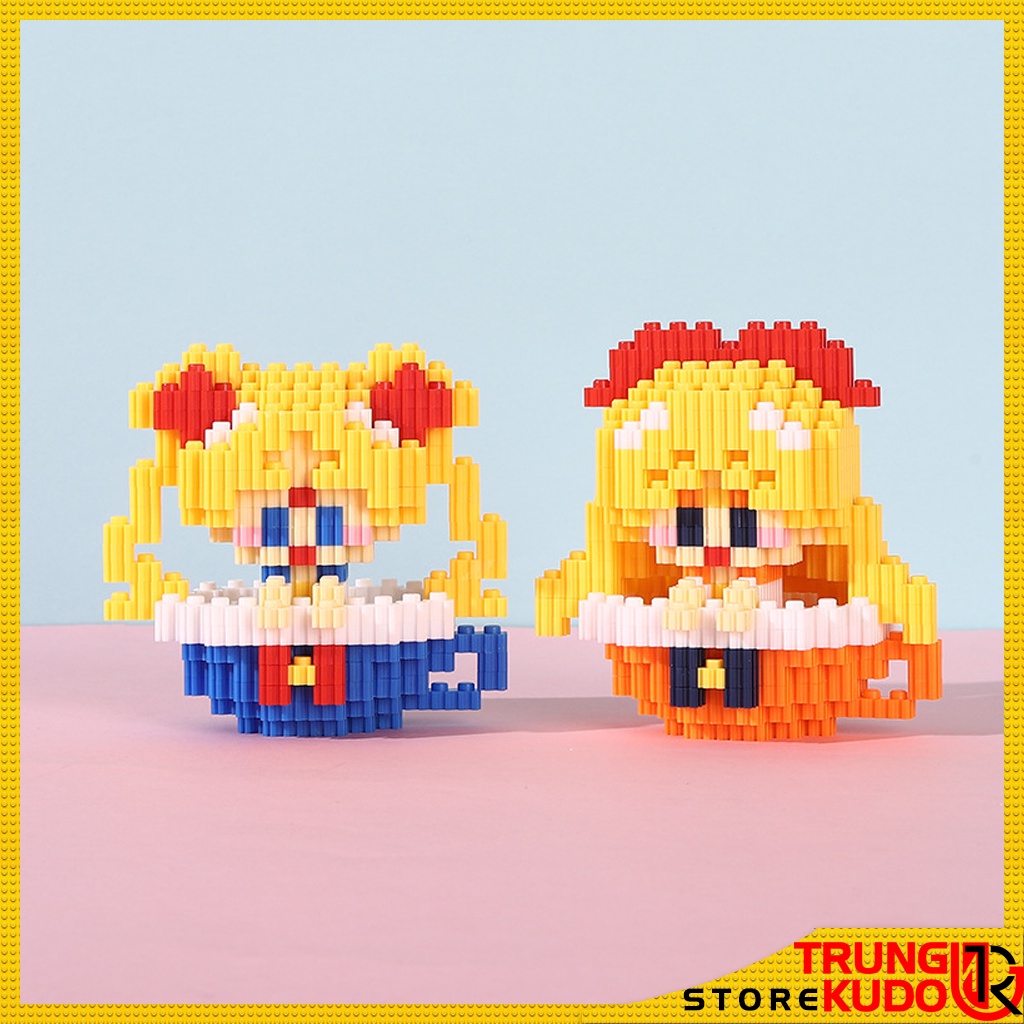 Mô hình hoạt hình ngồi cốc các nhân vật Doremon, Stella Lou, Cinamoroll, Stitch làm quà tặng bạn bè, đồ decor