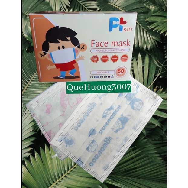 Khẩu Trang Y Tế Trẻ Em Họa Tiết [ Hộp 50 cái]
