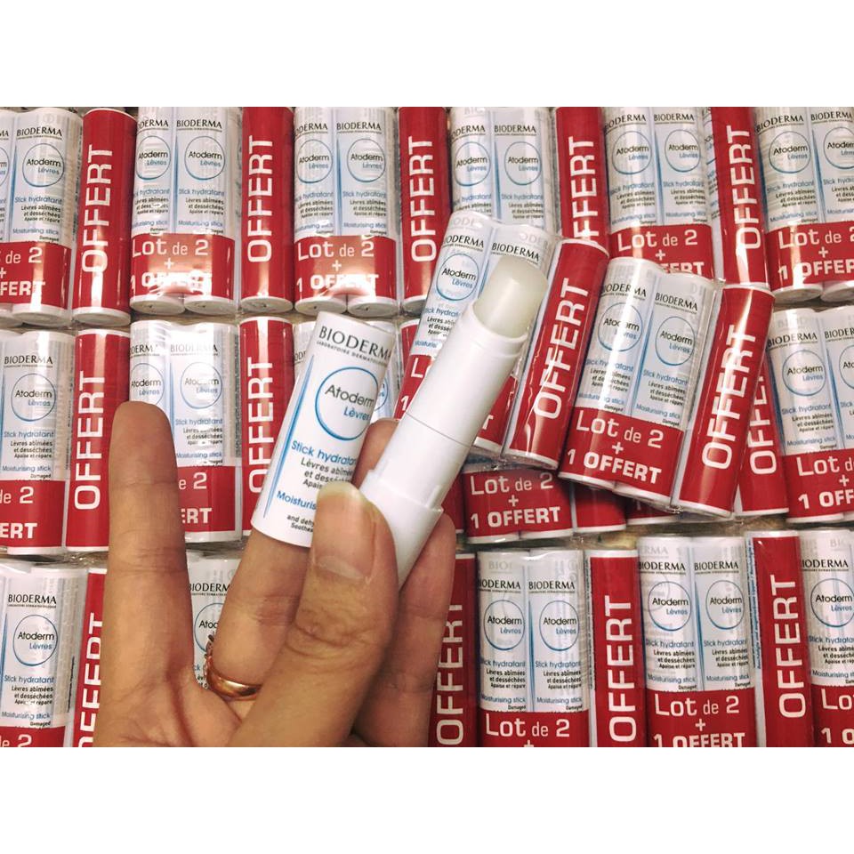 Set son dưỡng Atoderm levres 3 thỏi