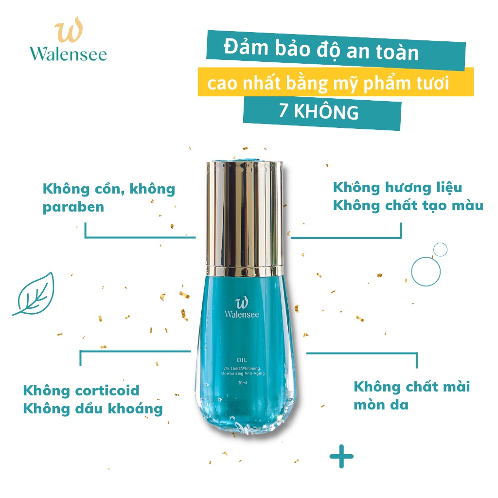 Dầu Dưỡng Phục Hồi Walensee Thải Độc Da, Dưỡng Ẩm Chuyên Sâu